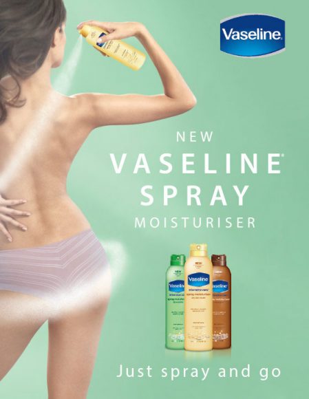 vaseline spray and go commercial outfit